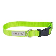 Amiplay Samba Nastaviteľný obojok XL 45-70 x 2,5 cm zelený Amiplay Samba Nastaviteľný obojok XL 45-70 x 2,5 cm zelený