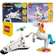 LEGO Creator 31134 Space Shuttle 3v1+ Lego 31140 Unicorn LEGO Creator 31134 Space Shuttle 3v1+ Lego 31140 Unicorn