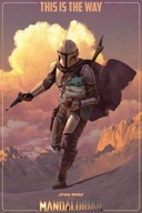 Star Wars The Mandalorian Na plagáte 61x91,5 cm Star Wars The Mandalorian Na plagáte 61x91,5 cm