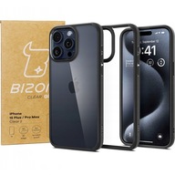 Puzdro + sklo na iPhone 15 Pro Max Spigen Bizon, zadná sada, puzdro, sklo