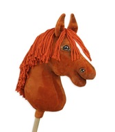 Hobby Horse Veľký kôň na Premium palici - gaštan A3 Hobby Horse Veľký kôň na Premium palici - gaštan A3