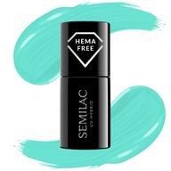SEMILAC 439 Silný tyrkysový hybridný lak na nechty 7ml SEMILAC 439 Silný tyrkysový hybridný lak na nechty 7ml