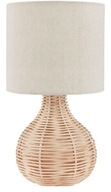 Ratanová stolná lampa HEL Ratanová stolná lampa HEL