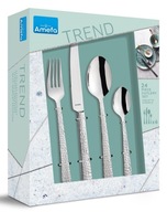AMEFA 24 x MODERNÁ SÚPRAVA PRÍBOROV FELICITY TREND LESKLÝ LESKLÝ STRIEBORNÝ AMEFA 24 x MODERNÁ SÚPRAVA PRÍBOROV FELICITY TREND LESKLÝ LESKLÝ STRIEBORNÝ