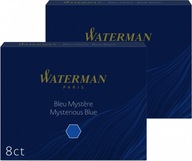 Náboje do pera Waterman 2x8ks čierno-modré