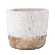 KVETINÁČ IDA, keramický, biely, priem. 18 cm KVETINÁČ IDA, keramický, biely, priem. 18 cm