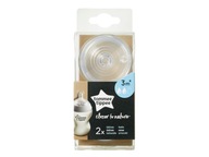 cumlík 3M+ cumlíky na fľašu 2 ks TOMMEE TIPPEE cumlík 3M+ cumlíky na fľašu 2 ks TOMMEE TIPPEE