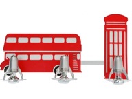 Londýnska autobusová lampa s 3 žiarovkami