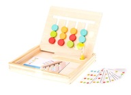 * Drevená hračka ladí s tvarmi a farbami
