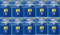 Varta Longlife Power 9V alkalická batéria (6F22) v balení po 10 ks Varta Longlife Power 9V alkalická batéria (6F22) v balení po 10 ks