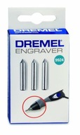 DREMEL 9924 Hroty na gravírovanie 3 ks DREMEL 9924 Hroty na gravírovanie 3 ks