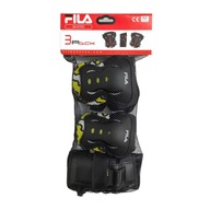 Sada detských chráničov FILA, čierna, XS Sada detských chráničov FILA, čierna, XS