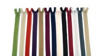 Zipper pokrytý 3 zmes farieb 40 cm 10 ks Zipper pokrytý 3 zmes farieb 40 cm 10 ks