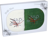 DARČEKOVÝ SADA DVOCH UTERÁKOV 70x140 S VÝŠIVKOU DARČEKOVÝ SADA DVOCH UTERÁKOV 70x140 S VÝŠIVKOU