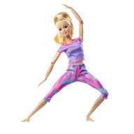 Bábika Barbie vyrobená na pohyb gymnastická joga GXF04