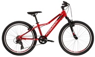 Červený bicykel KROSS Hexagon JR 1.0 S (24 \ '\').