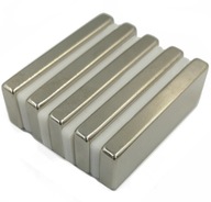 Neodymový magnet Neodymové magnety 40x15x6 - 5 ks.