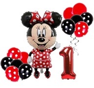 MINI MINNIE MOUSE balóniky k 1. narodeninám MINI MINNIE MOUSE balóniky k 1. narodeninám