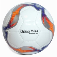Futbalová lopta FLYING MIKE, biela, na tréningové hry