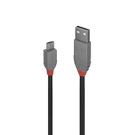 Lindy 36735 USB 2.0 A - Micro B Anthra Line kábel - 5m Lindy 36735 USB 2.0 A - Micro B Anthra Line kábel - 5m