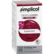 SIMPLICOL Dye farba na tkaniny RUBY RED