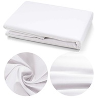 Vypasovaná plachta 160x200 Dimi Smooth Plain White