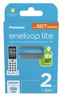 JAPONSKO Dobíjacie batérie Panasonic Eneloop Lite x2 AAA JAPONSKO Dobíjacie batérie Panasonic Eneloop Lite x2 AAA
