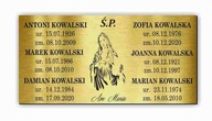 Náhrobná doska 90x45 cm S PÁSKOU NA NALEPENIE Náhrobná doska 90x45 cm S PÁSKOU NA NALEPENIE
