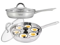 2v1 VLOŽKA PANICE, POKROK 24cm, NA SMAŽENÉ VAJCIA 2v1 VLOŽKA PANICE, POKROK 24cm, NA SMAŽENÉ VAJCIA
