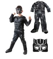 KOSTÝM BLACK PANTHER + MASKA AVENGERS 7-8 rokov KOSTÝM BLACK PANTHER + MASKA AVENGERS 7-8 rokov
