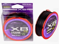 MISTRALL SHIRO X8 BRIDGE 0,21 mm / 150m ČIERNA