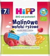 HiPP Malinové ryžové koláčiky BIO, 30g