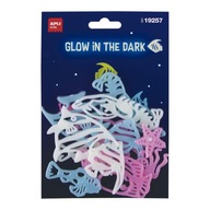 Fluorescenčné nálepky Apli Kids - Ryby 12 kusov Fluorescenčné nálepky Apli Kids - Ryby 12 kusov