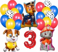 BALLOONS narodeninový set Tlapková PATROL Tlapka 3-ročná BALLOONS narodeninový set Tlapková PATROL Tlapka 3-ročná