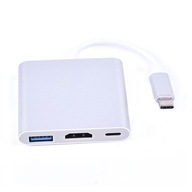 HUB ADAPTÉR 3v1 s USB-C na USB 3.0 HDMI 4K MacBook HUB ADAPTÉR 3v1 s USB-C na USB 3.0 HDMI 4K MacBook