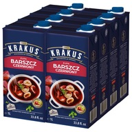 Červený boršč Krakus polievka v krabičke 8x1l Červený boršč Krakus polievka v krabičke 8x1l