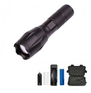 VÝKONNÁ LED TAKTICKÁ BATERKA XML-T6 ZOOM + Púzdro VÝKONNÁ LED TAKTICKÁ BATERKA XML-T6 ZOOM + Púzdro