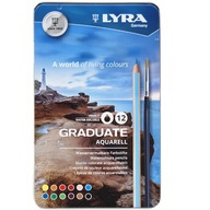 Farebné ceruzky Lyra Graduate Aqua 12