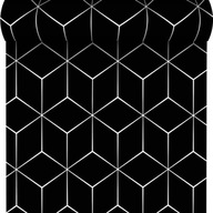 Moderná geometrická čierna biela 3D tapeta Moderná geometrická čierna biela 3D tapeta