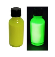Fluo farba žiariaca v UV žlto-zelenej fluorescencii Fluo farba žiariaca v UV žlto-zelenej fluorescencii