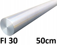 Hliníková tyč, FI valček 30mm trieda 6060 PA38|50cm Hliníková tyč, FI valček 30mm trieda 6060 PA38|50cm