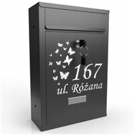 ANTIKORÓZNA LISTINOVÁ SCHRÁNKA S DOMOVÝM ČÍSLOM | POŠTOVÁ ADRESA |A4 |ČIERNA ANTIKORÓZNA LISTINOVÁ SCHRÁNKA S DOMOVÝM ČÍSLOM | POŠTOVÁ ADRESA |A4 |ČIERNA