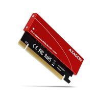 Adaptér NVMe na PCIe M.2 SSD s chladičom