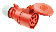 Prenosná zásuvka 16A 5P 400V IP44 SHARK 215-6 Prenosná zásuvka 16A 5P 400V IP44 SHARK 215-6