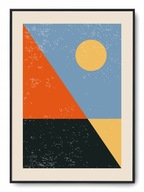 Plagát r B2 50x70 cm Grafika Geometria Farby Kruhy Plagát r B2 50x70 cm Grafika Geometria Farby Kruhy