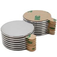 SAMOLEPIACI NEODYMIOVÝ MAGNET fi 20x1 mm s lepidlom, silný cylindrický, 16 ks. SAMOLEPIACI NEODYMIOVÝ MAGNET fi 20x1 mm s lepidlom, silný cylindrický, 16 ks.