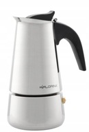 KÁVOVAR LUNGO 4 ŠÁLKY ESPRESSO INOX, INDUKČNÝ KÁVOVAR LUNGO 4 ŠÁLKY ESPRESSO INOX, INDUKČNÝ