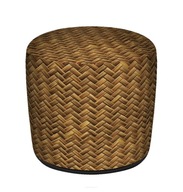 Bertoni Pouffe Roller Codura GR Rattan - 40x40 cm Bertoni Pouffe Roller Codura GR Rattan - 40x40 cm