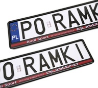 AUDI QUATTRO A4 A5 A6 A7 A8 Q3 Q5 Q7 S-LINE S rám ŠPZ AUDI QUATTRO A4 A5 A6 A7 A8 Q3 Q5 Q7 S-LINE S rám ŠPZ