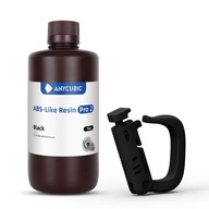 UV živica Anycubic Abs-like Pro 2 Black Black 1kg 1l pre 3D tlačiareň